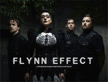 Tablet Screenshot of flynneffectmusic.com